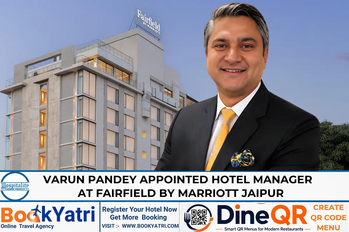Varun Pandey New Hotel Manager at Fairfield by Marriott Jaipur