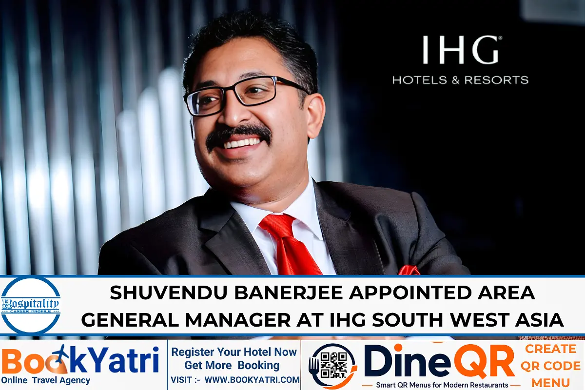 Shuvendu Banerjee appointed Area GM at IHG South West Asia