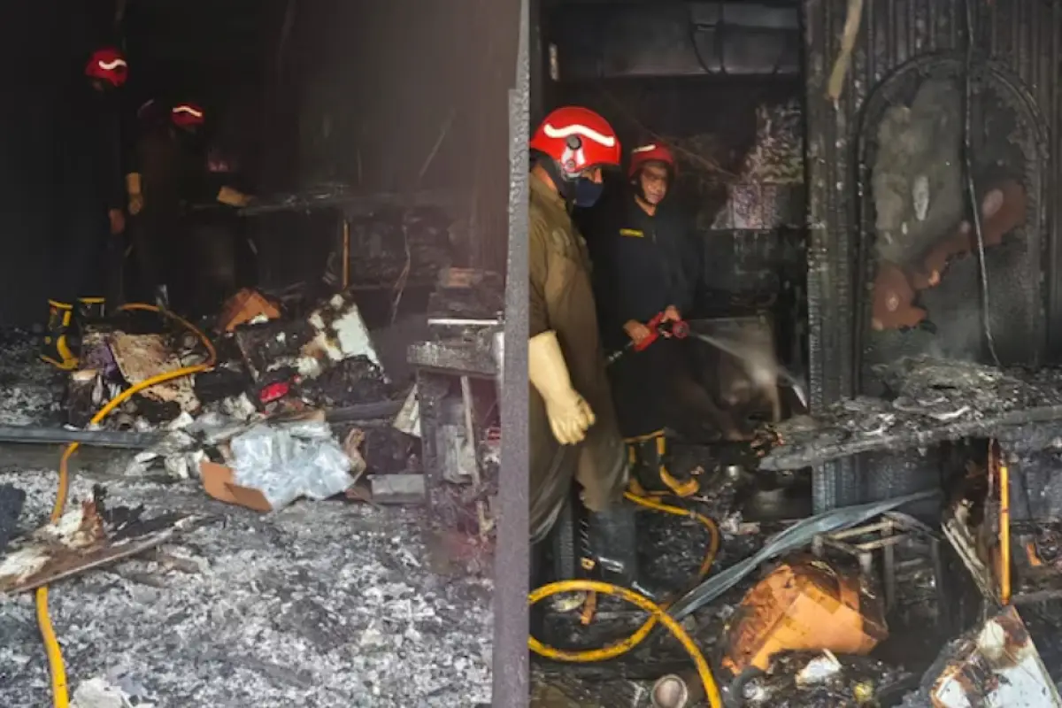 Fire breaks out at restaurant in Delhi’s Satya Niketan; no injuries