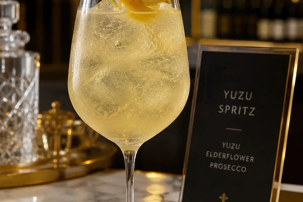 Yuzu Spritz Cocktail Recipe