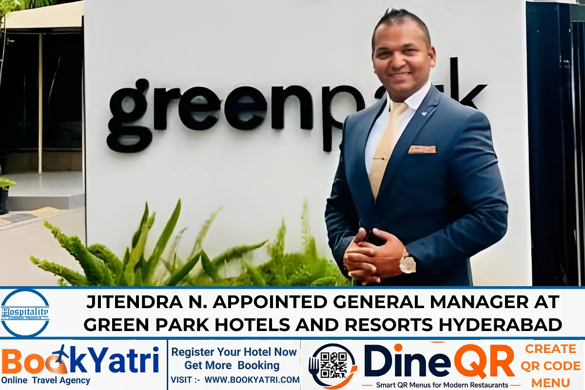 Jitendra N. Appointed GM at Green Park Hotels and Resorts