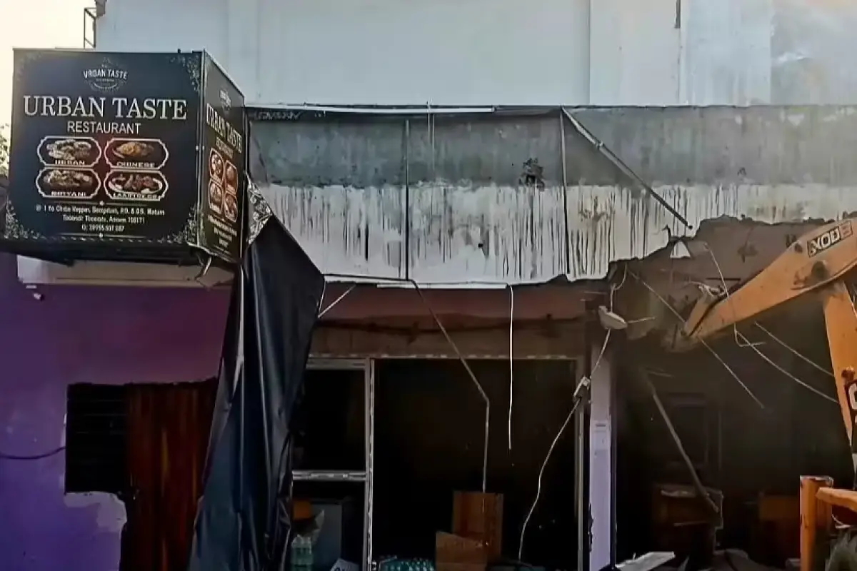 Restaurant demolition follows protest after tea community man’s death