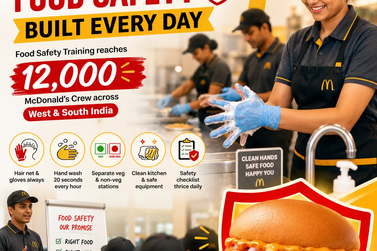 McDonald's India marks food safety week with staff training