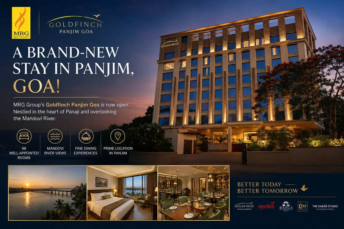MRG Group opens Goldfinch Panjim Goa on the Mandovi River