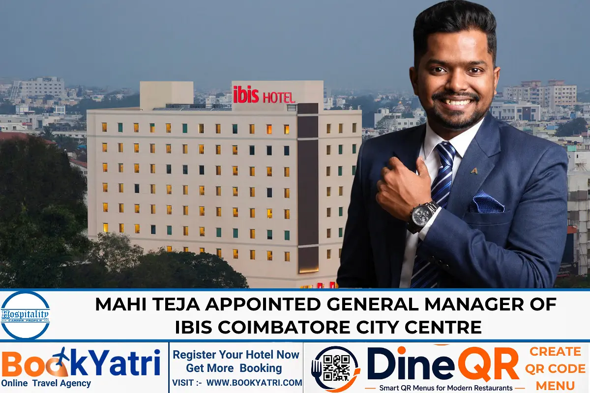 Mahi Teja Appointed General Manager of ibis Coimbatore City Centre