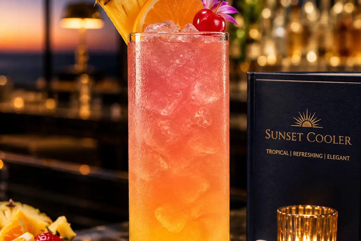  Sunset Cooler Cocktail Recipe