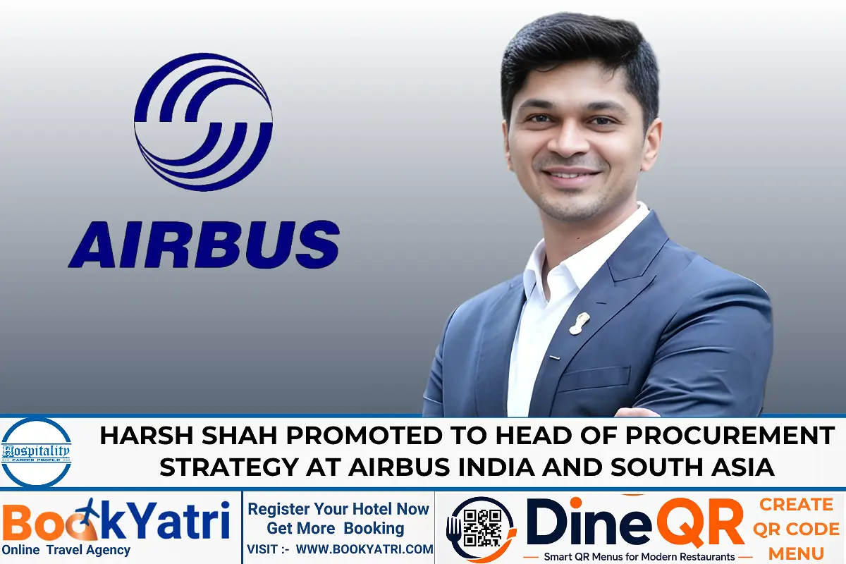 Harsh Shah Promoted to Head of PS at Airbus India and South Asia