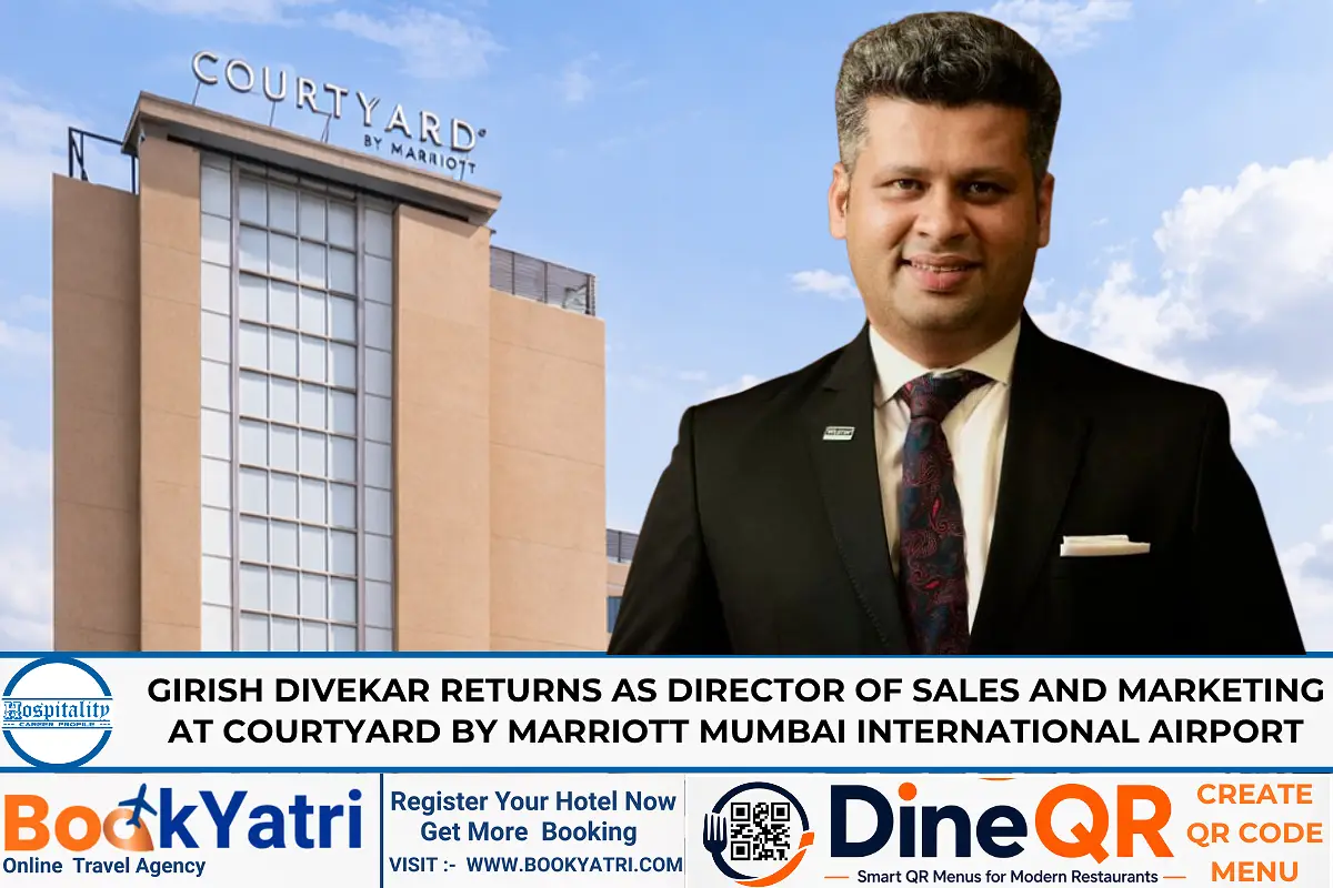 Girish Divekar Returns as DOSM at Courtyard by Marriott Mumbai