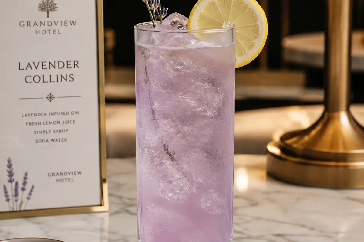 Lavender Collins Cocktail Recipe