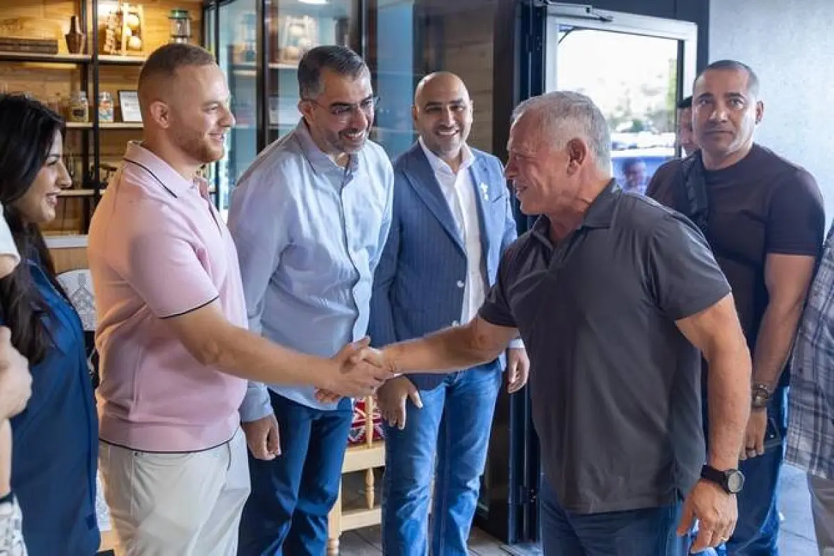 King Abdullah II Visits Jordanian Restaurant in Texas After World Cup Match