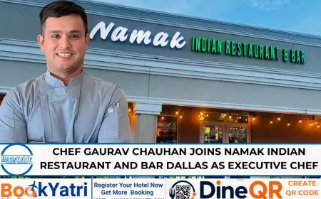 Gaurav Chauhan Joins Namak Indian Restaurant and Bar as Executive Chef