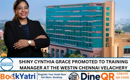 Shiny Cynthia Grace Promoted to Training Manager at Westin Chennai