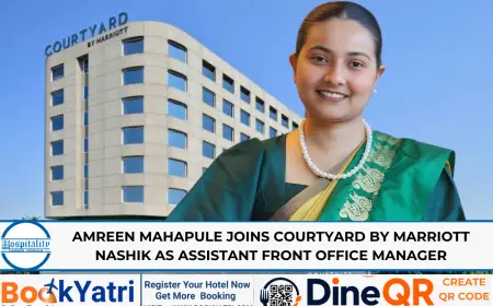 Amreen Mahapule Joins Courtyard by Marriott Nashik as Assistant FOM