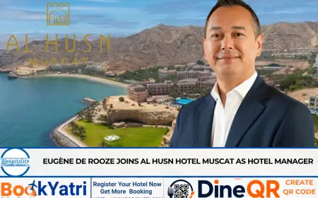 Eugène de Rooze Joins Al Husn Hotel Muscat as Hotel Manager