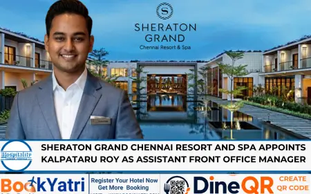 Kalpataru Roy Joins Sheraton Grand Chennai Resort as Assistant FOM