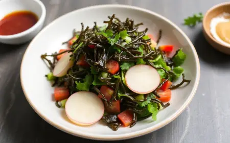 Seaweed Salad Starter Recipe with SOP & Presentation Guide
