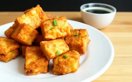 Crispy Tofu Bites Recipe with SOP & Presentation Guide