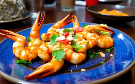 Spicy Thai Prawns Recipe with SOP & Presentation Guide