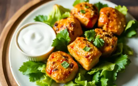 Thai Basil Chicken Bites Recipe with SOP & Presentation Guide