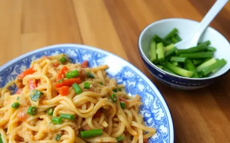 Veg Chow Mein (Starter Portion) Recipe with SOP & Presentation Guide