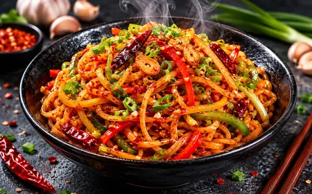 Chilli Garlic Noodles Recipe with SOP & Presentation Guide
