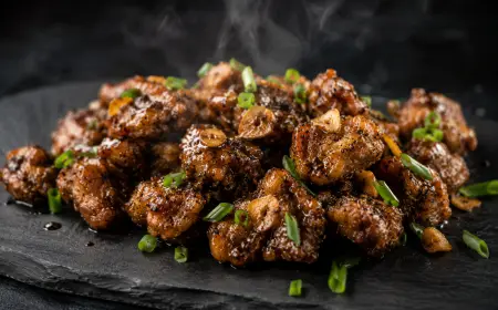 Black Pepper Chicken Bites Recipe with SOP & Presentation Guide