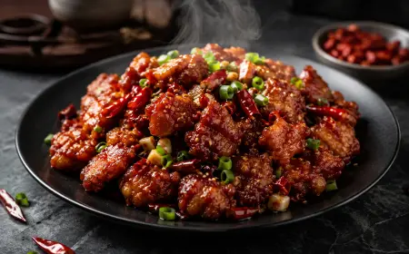 Szechuan Chicken Bites Recipe with SOP & Presentation Guide