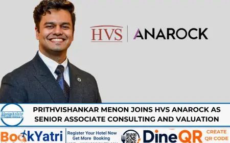 Prithvishankar Menon Joins HVS ANAROCK as Senior Associate