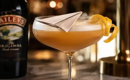 Paper Plane with Baileys Cocktail Recipe with SOP, Garnish & Presentation Guide