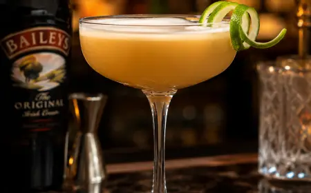 Naked and Famous with Baileys Cocktail Recipe with SOP, Garnish & Presentation Guide