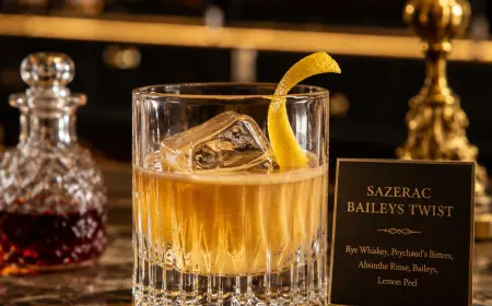 Sazerac with Baileys Cocktail Recipe with SOP, Garnish & Presentation Guide