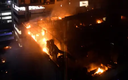 Fire Breaks Out at Noida Restaurant, Rescues Underway