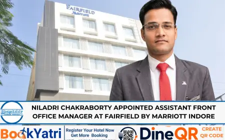 Niladri Chakraborty Appointed Assistant FOM at Fairfield Indore