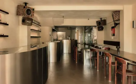 Kiez Kebab Opens in West London With Bespoke Steel Communal Table Design