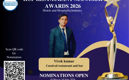Vivek Kumar, Restaurant Manager of Carnival Restaurant and Bar, Nominated for Restaurant Manager Award 2026