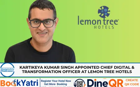 Kartikeya Kumar Singh Appointed CDTO at Lemon Tree Hotels