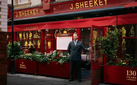 Vivienne Westwood Dresses J Sheekey for 130th Anniversary Celebration