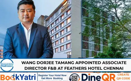 Wang Dorjee Tamang Appointed Associate Director F&B at Feathers Hotel