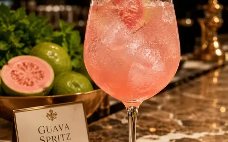 Guava Spritz Cocktail Recipe with SOP, Garnish & Presentation Guide