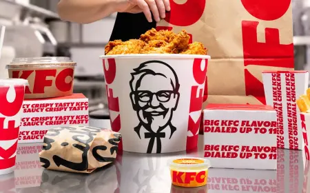 KFC rebrand refreshes its bucket, logo and menu