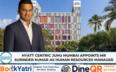 Surinder Kumar Appointed HR Manager at Hyatt Centric Juhu