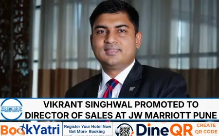 Vikrant Singhwal Promoted to Director of Sales at JW Marriott Pune