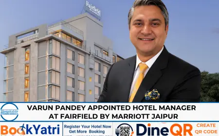 Varun Pandey New Hotel Manager at Fairfield by Marriott Jaipur