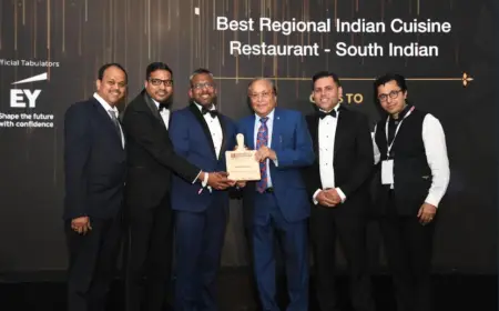 Chennai Express **wins Best South Indian Restaurant** title in 2026 awards
