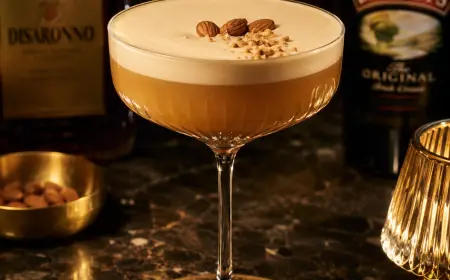 Amaretto Sour with Baileys Cocktail Recipe with SOP, Garnish & Presentation Guide