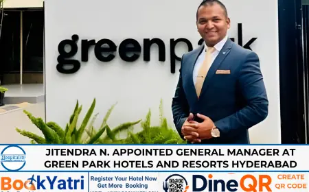 Jitendra N. Appointed GM at Green Park Hotels and Resorts