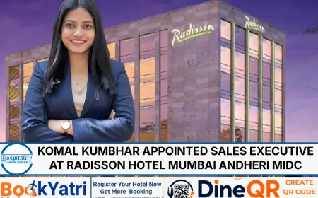Komal Kumbhar Appointed Sales Executive at Radisson Mumbai