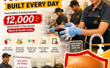 McDonald's India marks food safety week with staff training