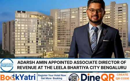 Adarsh Amin Appointed Associate Director of Revenue at The Leela Bhartiya City Bengaluru