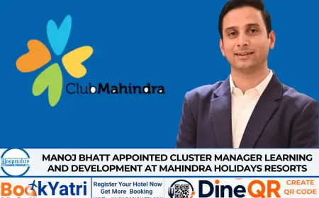 Manoj Bhatt Appointed Cluster Manager L&D at Mahindra Holidays